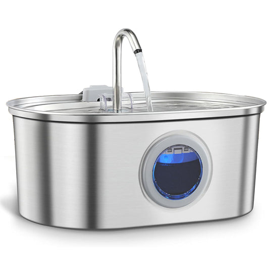 stainless steel cat fountain