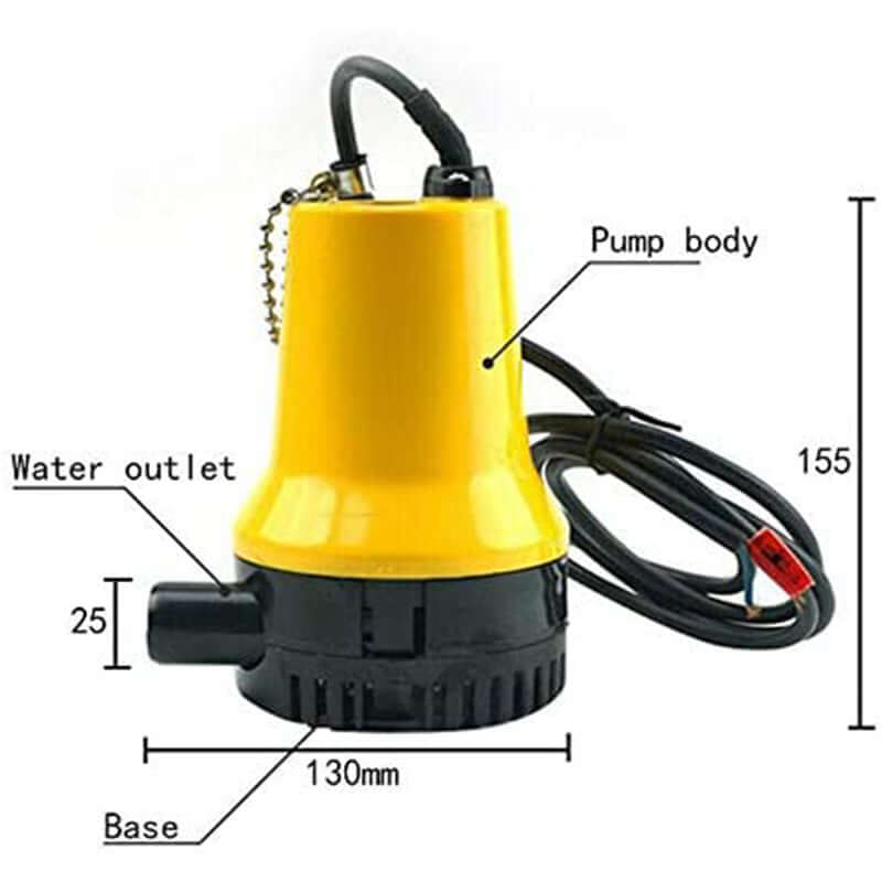High flow water pump
