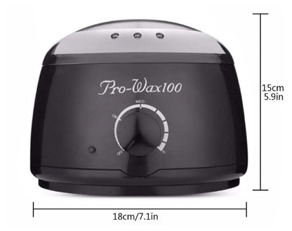 Wax Warmer Kit Black Wax heater Hair Removal - The Shopsite