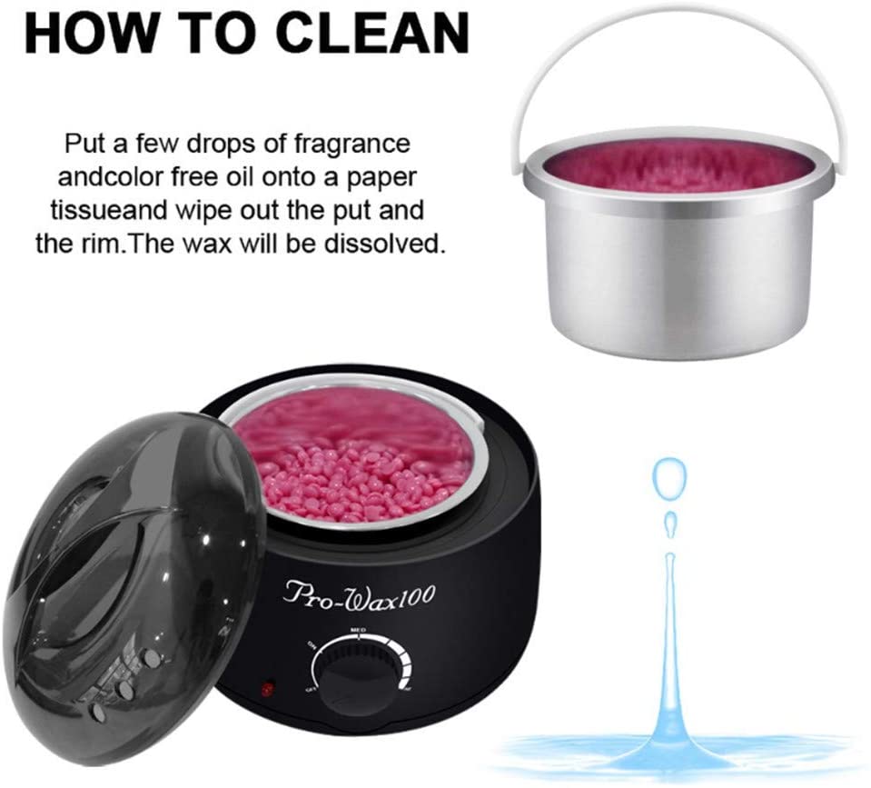 Wax Machine Wax Warmer Kit Hair Remover With Wax Beans - The Shopsite