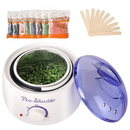 Wax Machine Wax Warmer Kit Hair Remover with Wax Beans - The Shopsite