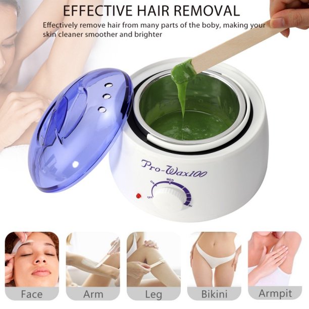 Wax Machine Wax Warmer Kit Hair Remover with Wax Beans - The Shopsite