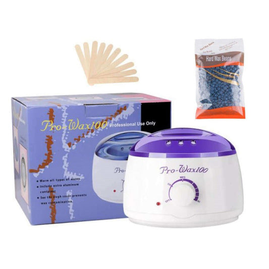 Wax Machine Wax Warmer Kit Hair Remover with Wax Beans - The Shopsite