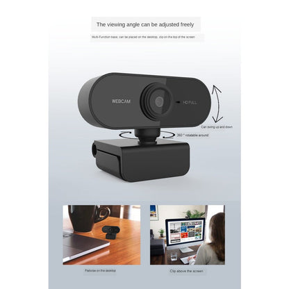 Webcam With Built-In Microphone Hd 1080P - The Shopsite