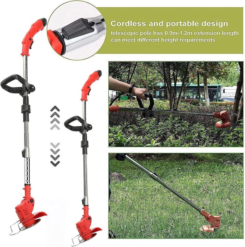 Lawn Mower Cordless Weed Cutter Garden Trimmer