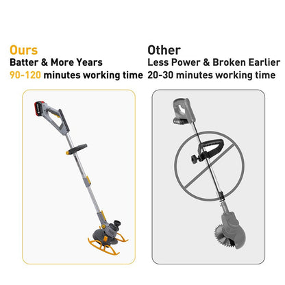 Lightweight cordless trimmer