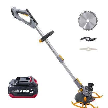 Cordless weed wacker with battery