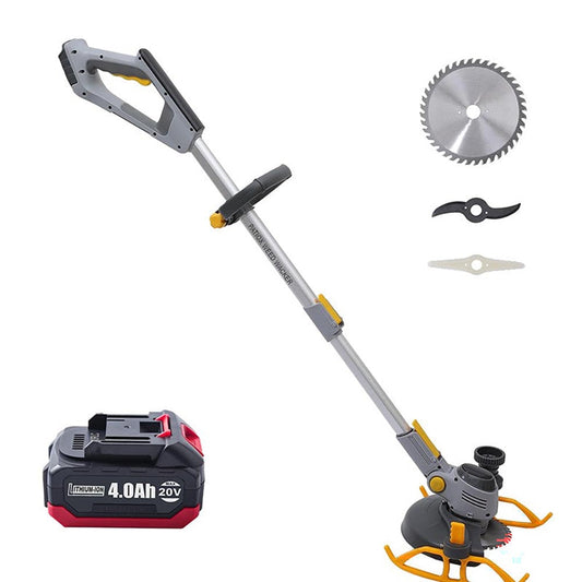 Cordless weed wacker with battery