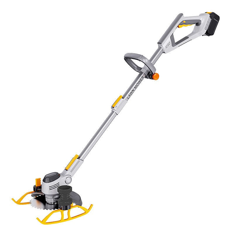 Weed wacker with ergonomic handle