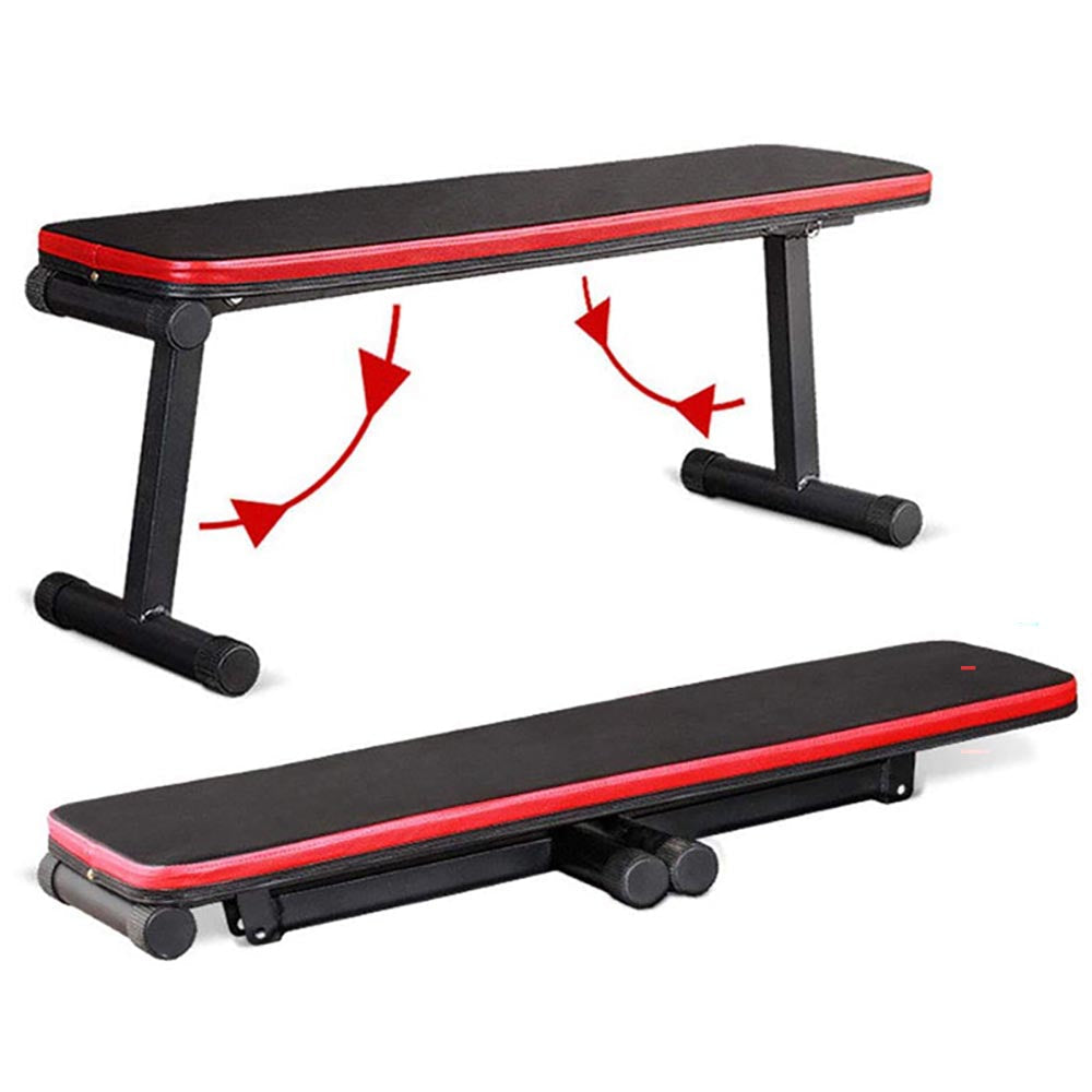 Weight bench with steel frame