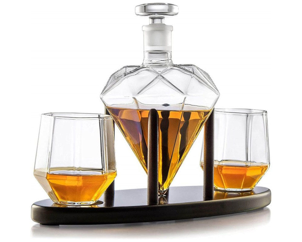 Whiskey Decanter With Two Glass