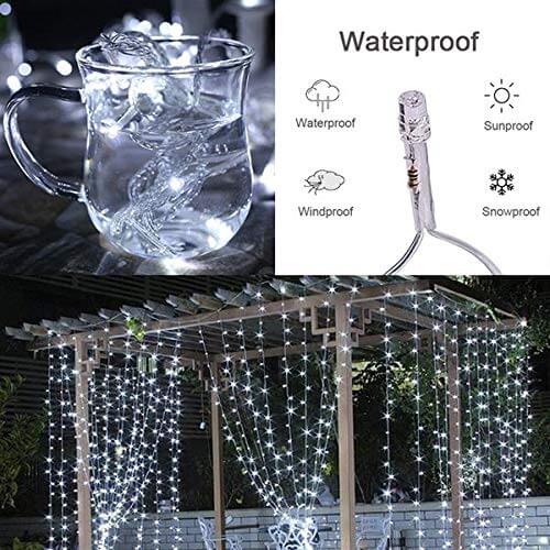 Curtain Lights 3*6m White - The Shopsite