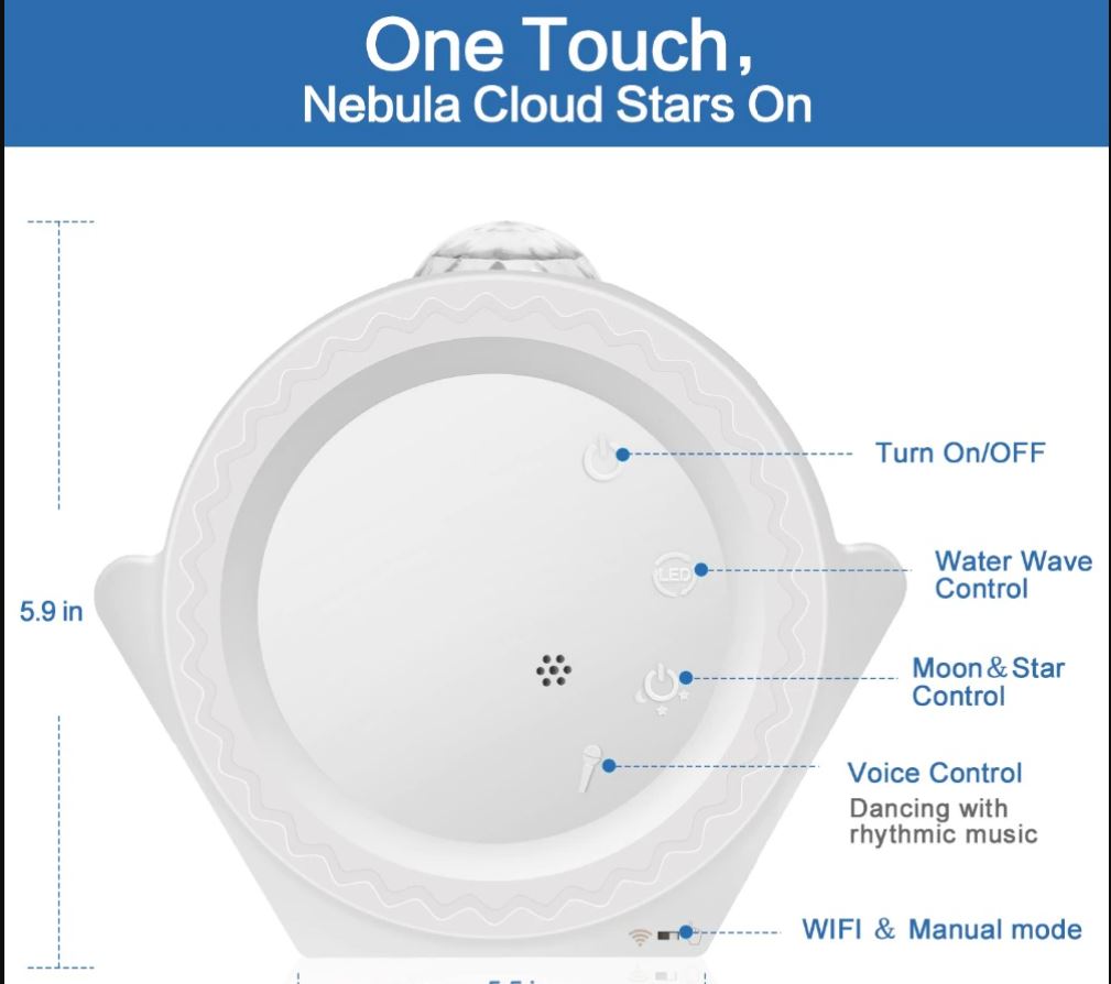 Starry Night Projector Light Night Light Projector - The Shopsite