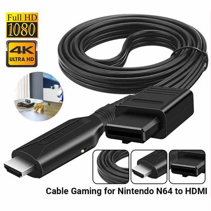 WII To HDMI Converter Cable For HDTV Display N64 To 1080p HD
