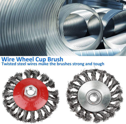 Wire Cup Drill-Mount Wire Brush