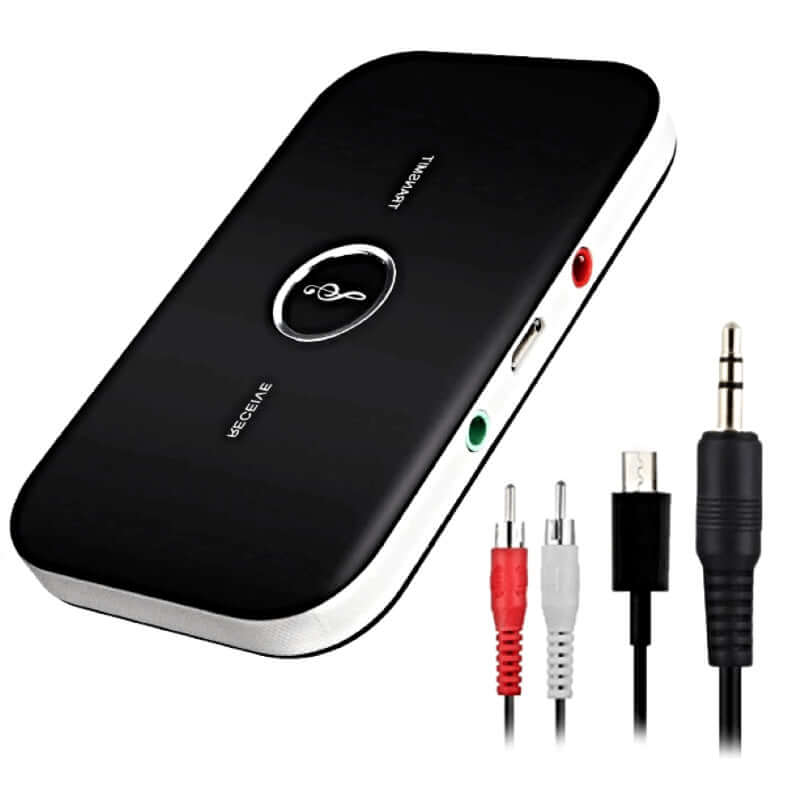 Bluetooth Transmitter & Receiver 3.5Mm Audio Cable 2-In-1 Wireless Adapter For Headphone Speaker - The Shopsite