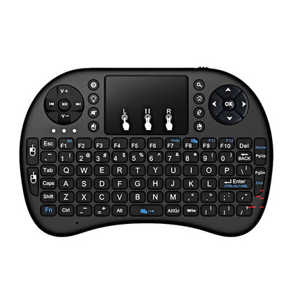Mini wireless keyboard with touchpad