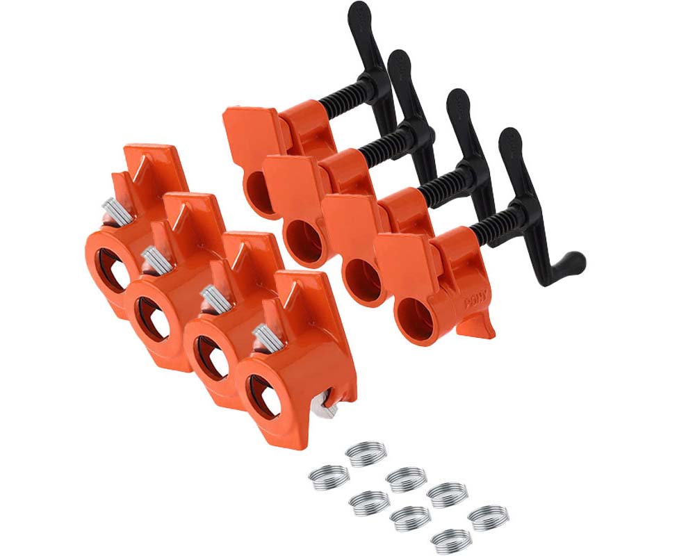 Wood Gluing Pipe Clamp Set
