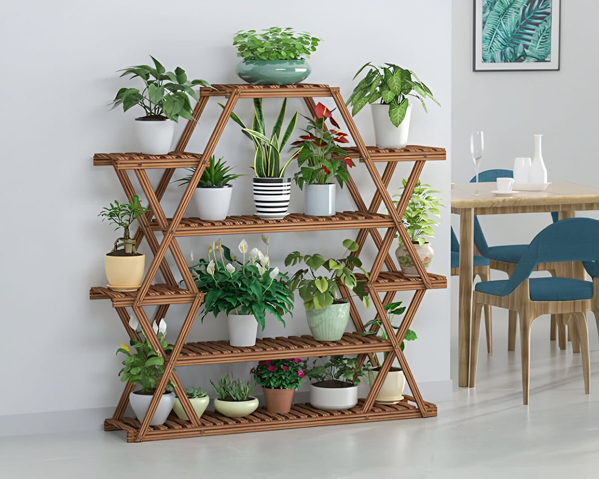 Flower Pot Plant Pot Stand Rack