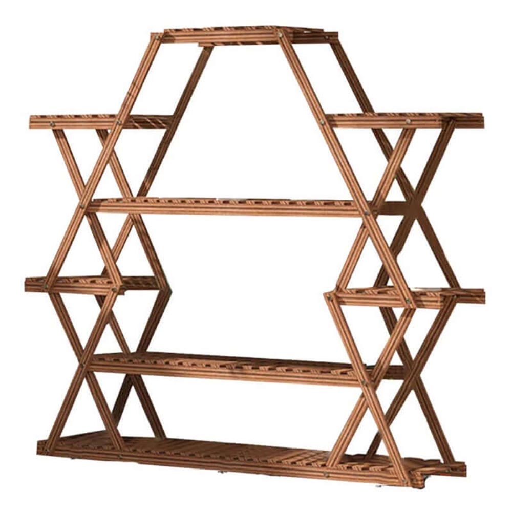 6tier wooden plant stand