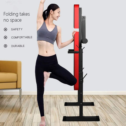 weight bench with foam ankle support