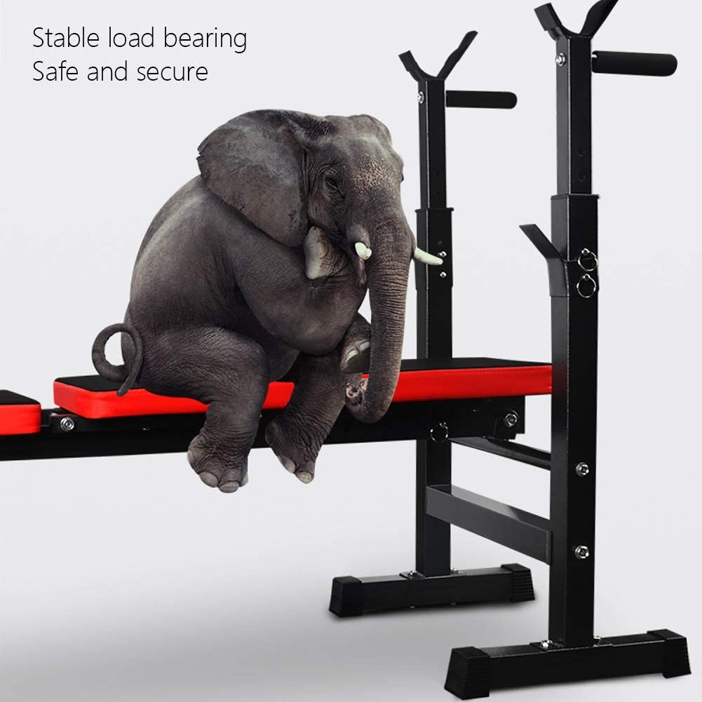 steel frame weight bench