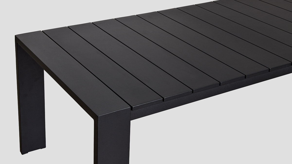 WAIHEKE ALU DINING TABLE 2.4L x 1.0W