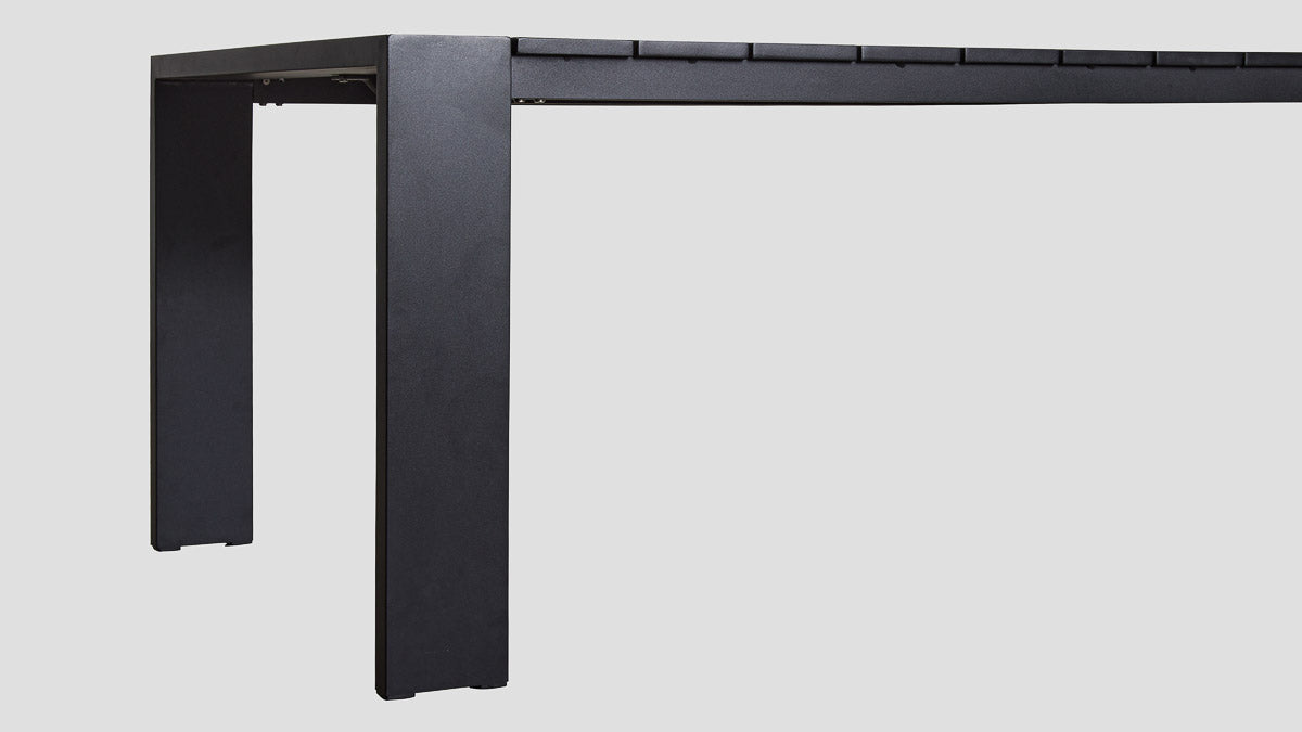 WAIHEKE ALU DINING TABLE 2.4L x 1.0W