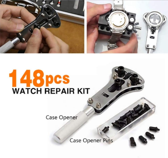 148 PCS Watch Repair Tools Professional Spring Bar Tool Set