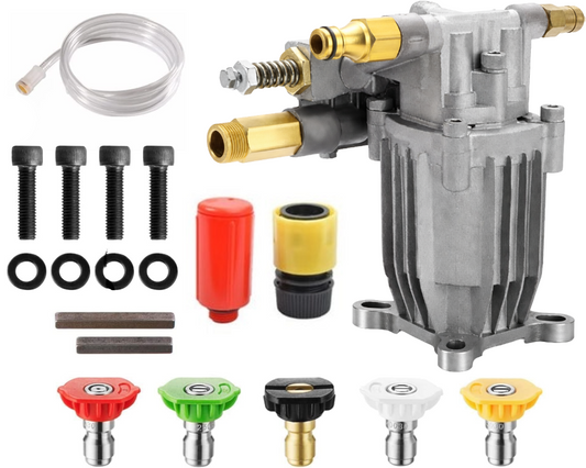 Water Blaster Pump Unit 19.05mm 3/4" Shaft 3000 PSI High Pressure Pump