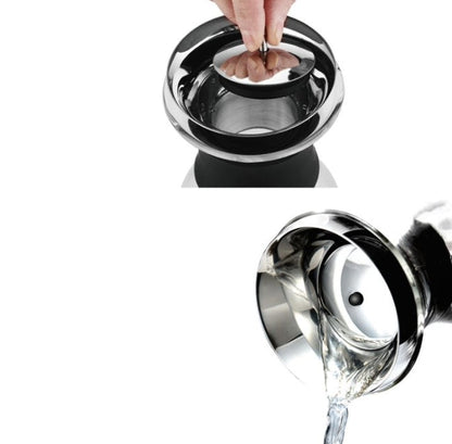 1400ml Borosilicate Glass Water Pitcher with Self-Sealing Lid – Heat Resistant