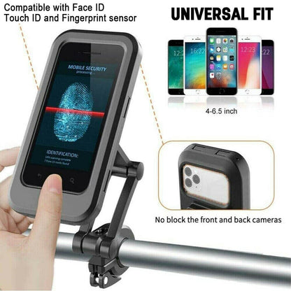 Waterproof Universal Bike / Motorcycle Phone Holder ( Phone Mount )
