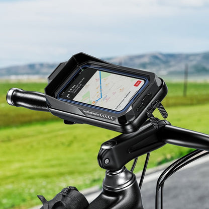Waterproof Motorcycle Quick-Release Handlebar Phone Mount Sensitive Touchscreen Operation