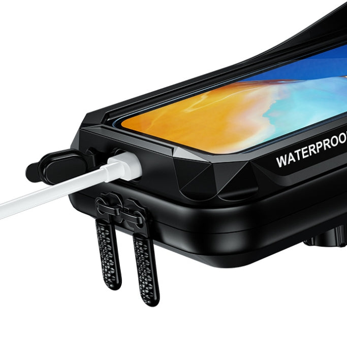 Waterproof Motorcycle Quick-Release Handlebar Phone Mount Sensitive Touchscreen Operation