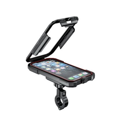 Waterproof Phone Holder for Motorcycle Handlebar Mount