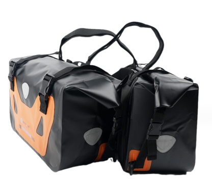 Waterproof bag Motorcycle saddlebag 50L Tank bag Motor Side bag 50L Orange