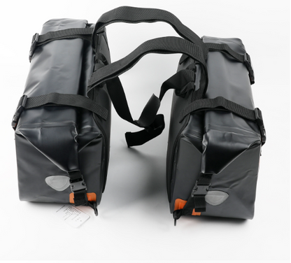 Waterproof bag Motorcycle saddlebag 50L Tank bag Motor Side bag 50L Orange