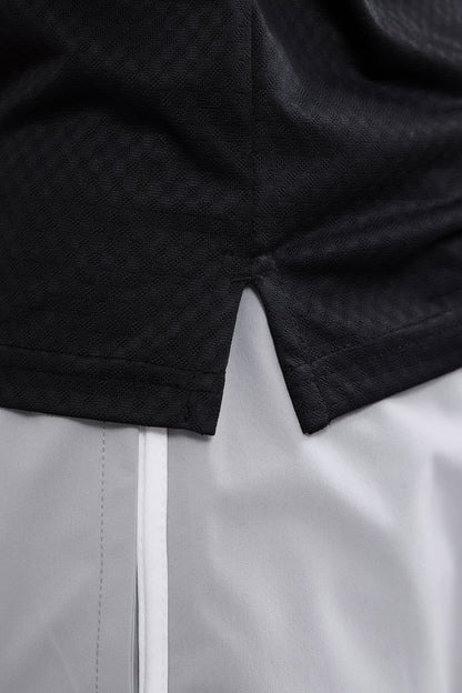 Wave Polo T-shirt Black