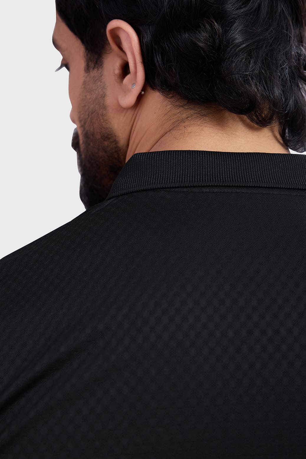 Wave Polo T-shirt Black