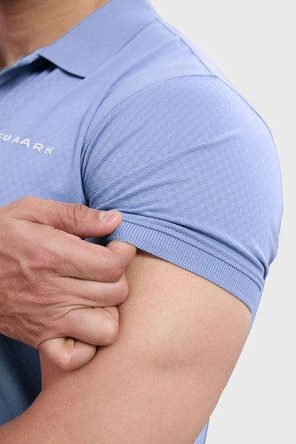 Wave Polo T-shirt Light Blue