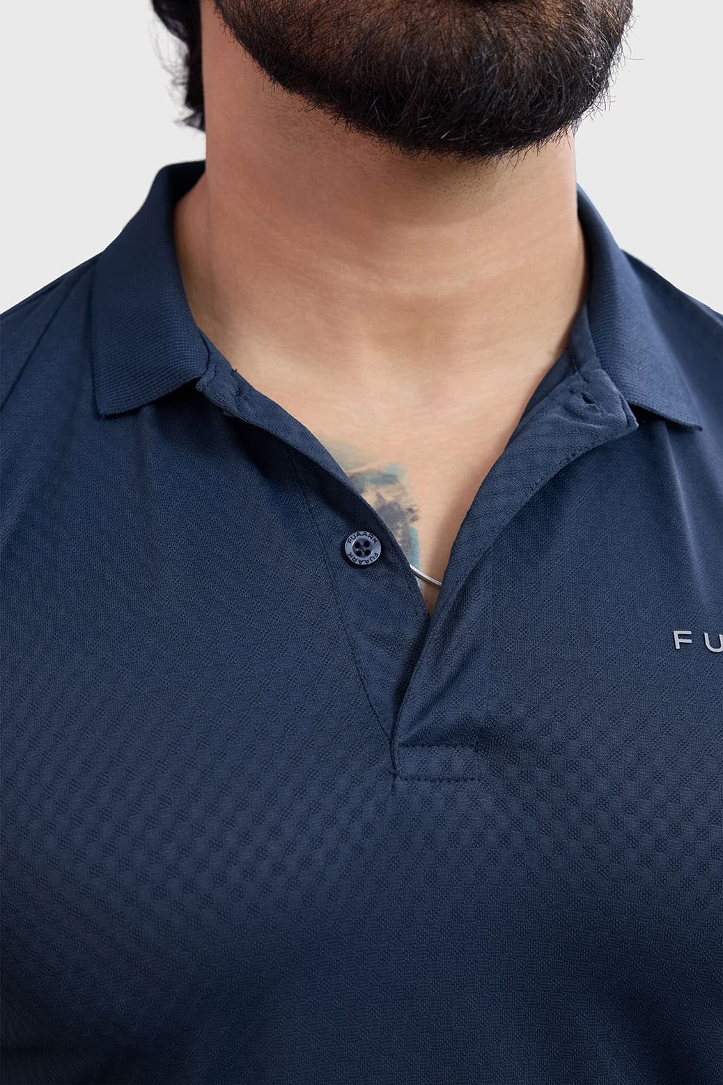 Wave Polo T-shirt Navy