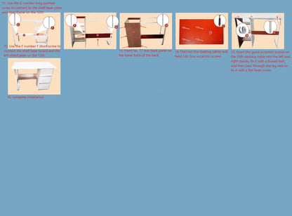 Computer Desk with Drawers