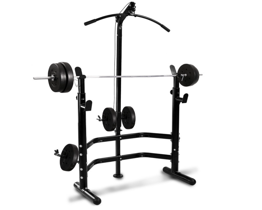 Weight Bench All in One Workout Station Bench Home Gym Station