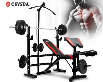 Weight Bench All in One Workout Station Bench Home Gym Station
