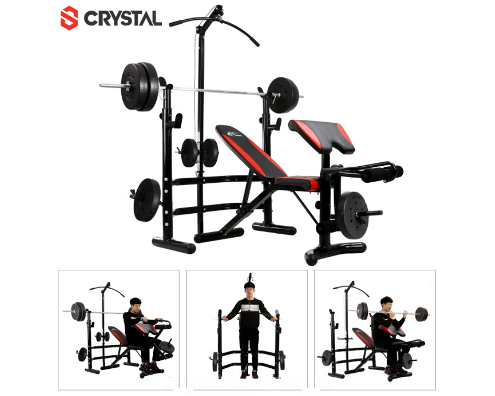 Weight Bench All in One Workout Station Bench Home Gym Station