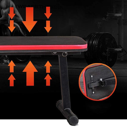 Weight Bench Sit Up Bench Dumbbell Bench 110 * 31 * 41cm - The Shopsite