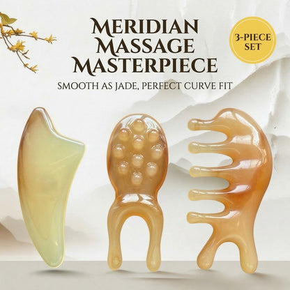 Meridian Massage Gua-Sha Masterpiece 3-Piece Set