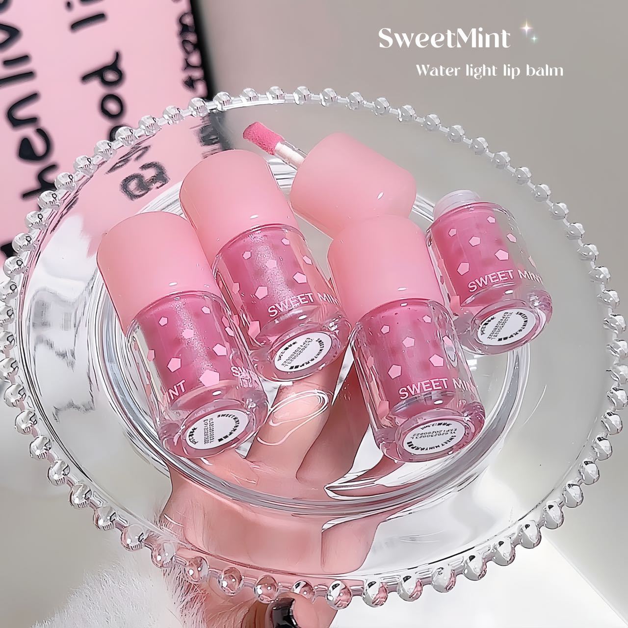 Sweet Mint Water Light Pink Lip Balm