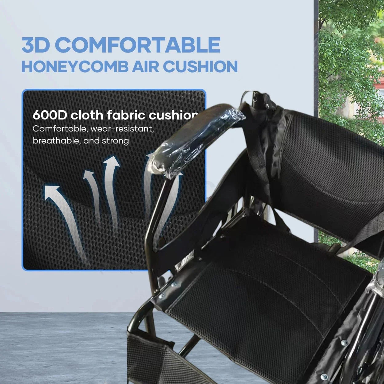 Wheelchair Foldable Lightweight Wheel Chair