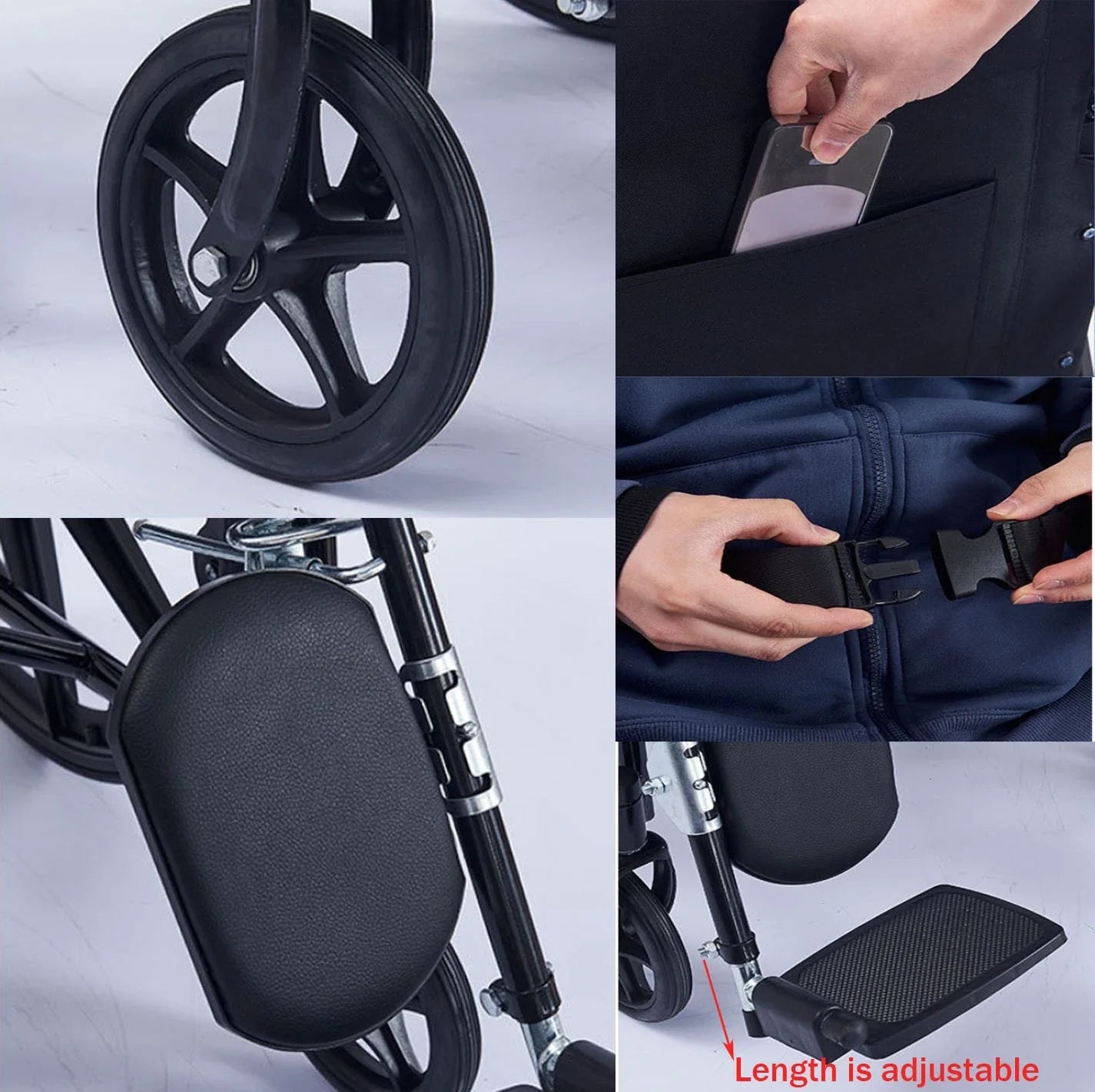 Wheelchair Foldable Lightweight Wheel Chair